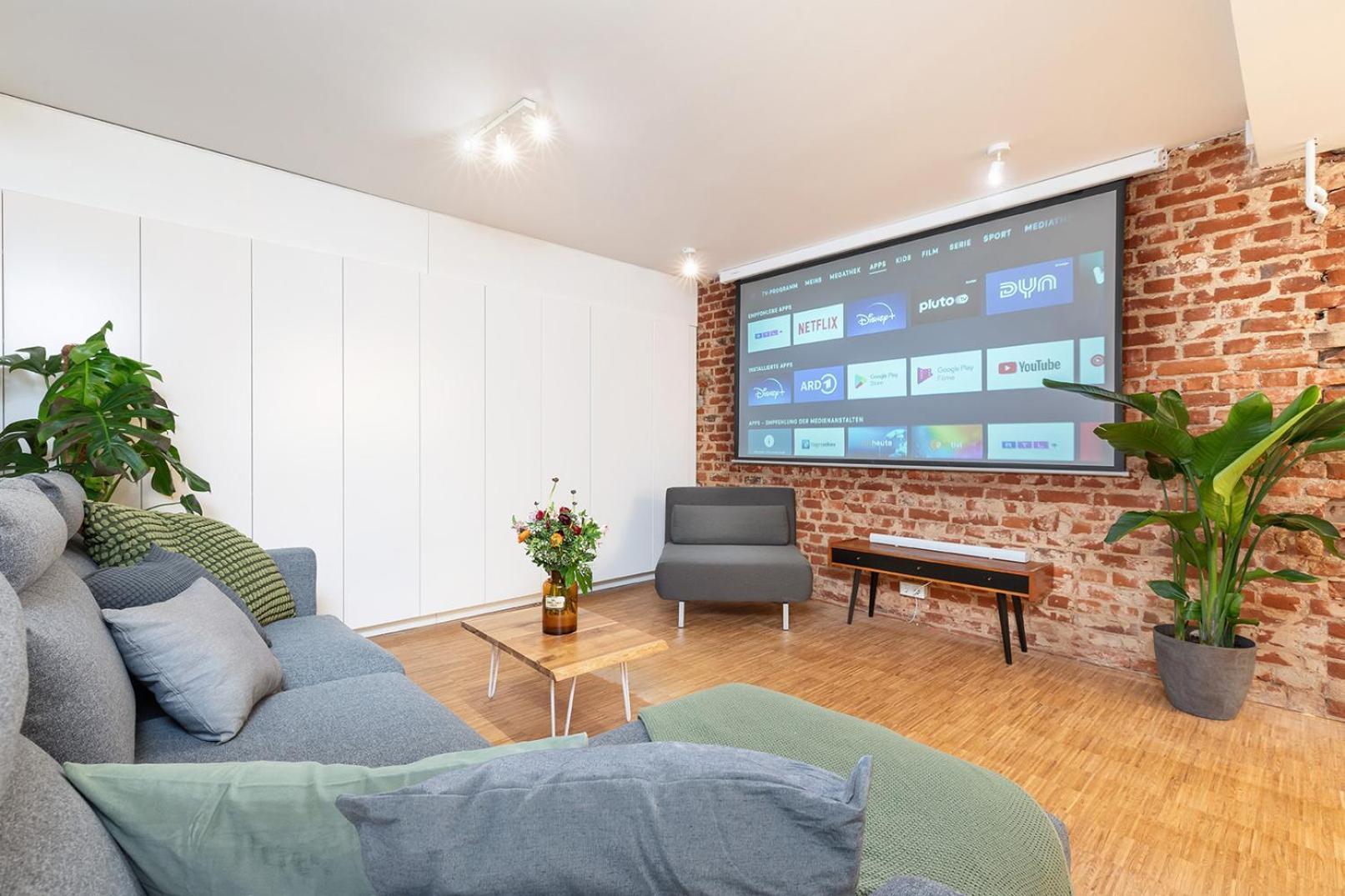 Appartement Stylish With Cinema, 2-min Tram Berlijn